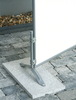 Pra-vento 3x marco 170x70 cm - polister cinzento claro