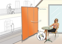 Pra-vento 3x marco 170x70 cm - polister terracotta