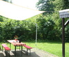Toldo de sol rectangular 3x4 m - cor terracotta
