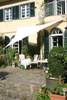 Toldo de sol triangular 360x360x360 cm - unicolor marfim claro