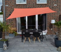 Toldo de sol rectangular 2,5 x3 m cor terracotta