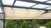 Toldo de sol 270 x 140 cm - unicolor marfim 