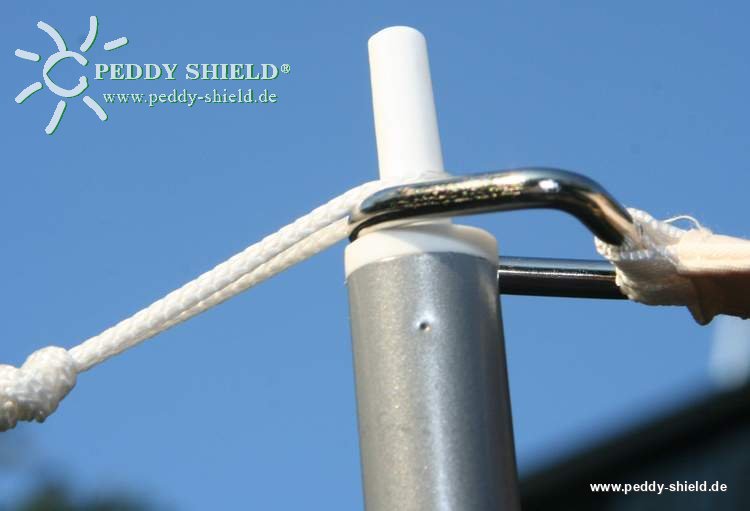 Barra met�lica - para a montagem de toldos no campo