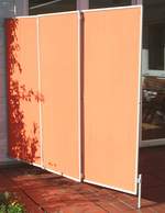 Pra-vento 3x marco 170x70 cm - polister terracotta - Galeria de fotos