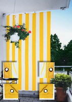 Kit completo toldo vertical - unicolor terracotta - Galeria de fotos