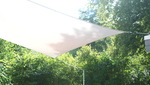 Toldo de sol rectangular 3x4 m - unicolor cinzento claro - Galeria de fotos