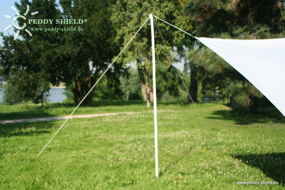 Toldo de sol rectangular 3x4 m - unicolor cinzento claro - Galeria de fotos