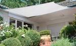 Toldo de sol rectangular 3x4 m - unicolor cinzento claro - Galeria de fotos