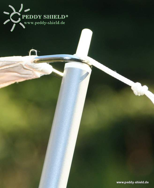 Toldo de sol rectangular 2,5 x3 m unicolor cinzento metlico claro - Galeria de fotos