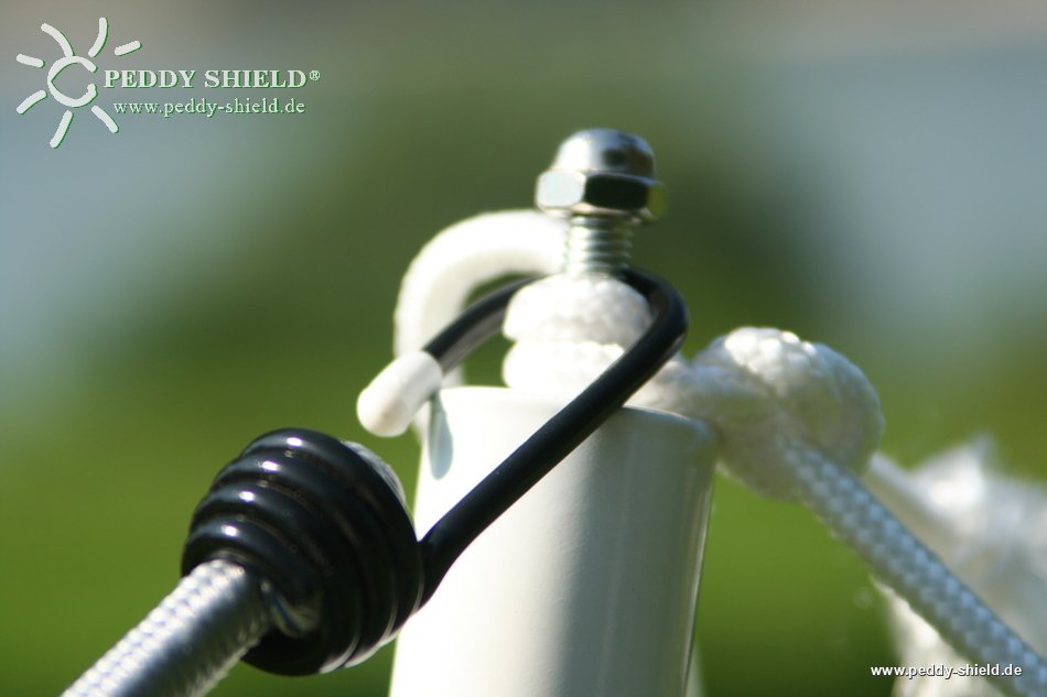 Toldo de sol rectangular 2,5 x3 m unicolor cinzento metlico claro - Galeria de fotos