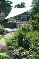 Toldo de sol rectangular 2,5 x3 m unicolor cinzento metlico claro - Galeria de fotos