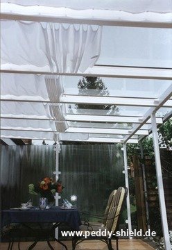 Tecido de pea - largura 146 cm - unicolor branco - Galeria de fotos