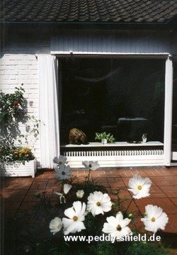 Tecido de pe�a - largura 146 cm - unicolor cinzento claro - Galeria de fotos