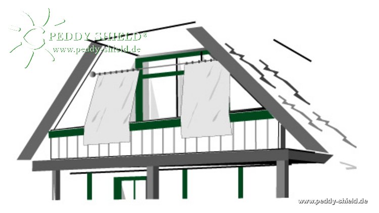 Kit completo toldo vertical - unicolor cinzento claro