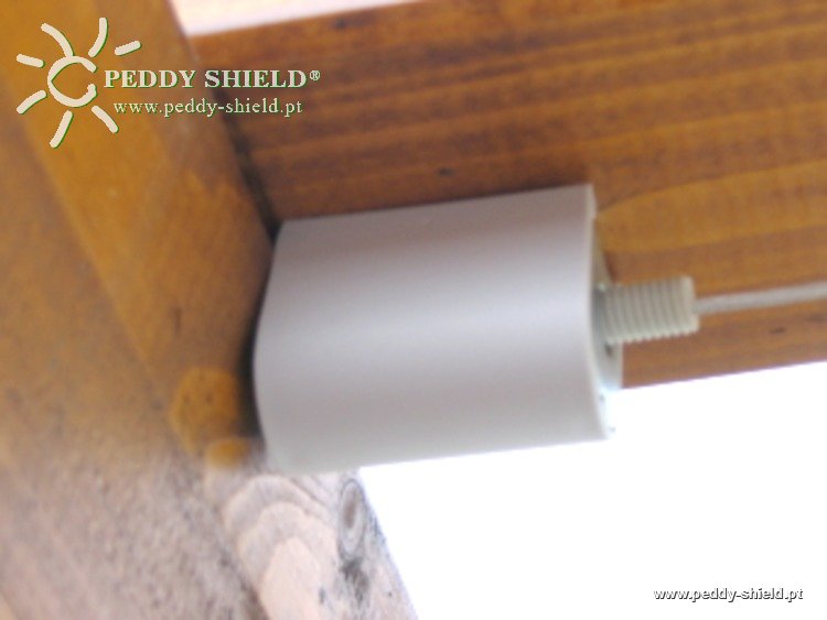 Kit completo toldo vertical - unicolor marfim claro