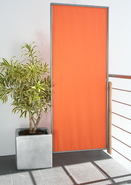 Conteúdo da embalagem - Pra-vento 1x marco 170x70 cm - tecido de polister - cor terracotta