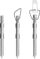 Conteúdo da embalagem - Fixa��o individual - completamente de a�o inoxid�vel