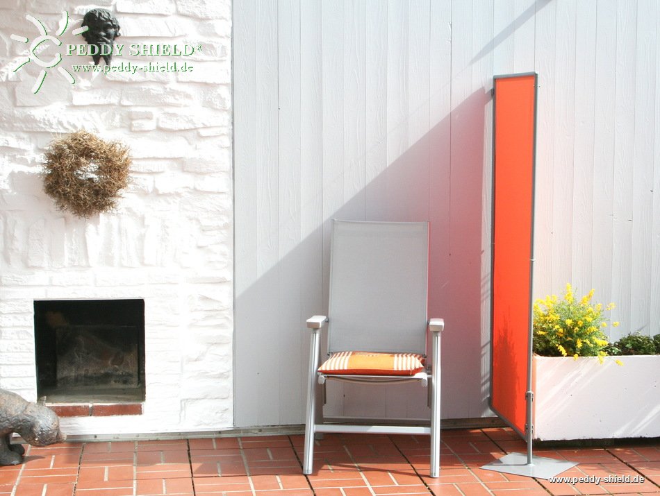 Pra-vento 1x marco 170x70 cm - tecido de polister - cor terracotta