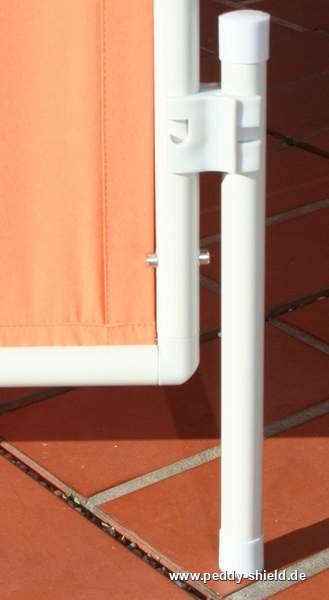Pra-vento 1x marco 170x70 cm - tecido de polister - cor terracotta