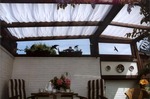 Galeria: Sombreado de estufas caseiras com toldos mveis