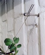 Galeria: Apoio para trepadeiras - com a tcnica de Estico de Fios