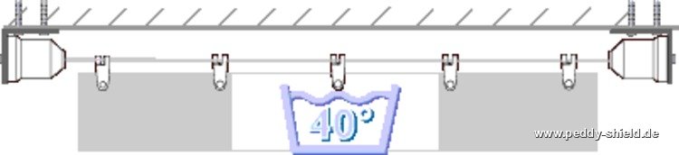 Toldo de sol 330 x 140 cm - unicolor branco