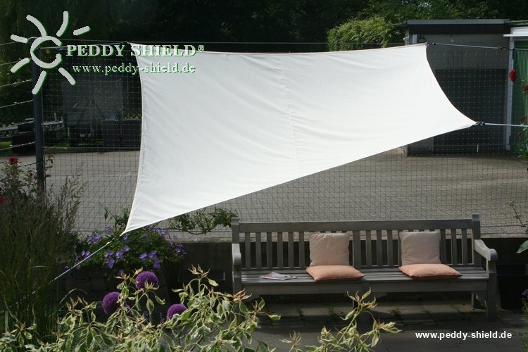 Toldo de sol rectangular 2,5 x3 m unicolor marfim claro