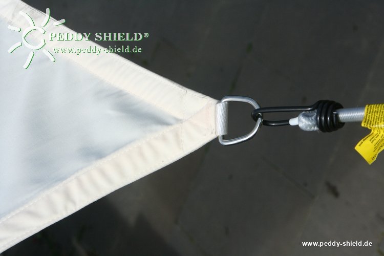 Toldo de sol rectangular 2,5 x3 m unicolor marfim claro