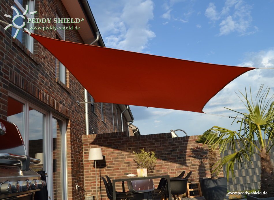 Toldo de sol rectangular 3x4 m - unicolor marfim claro