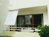 Toldo de sol 270 x 140 cm - unicolor branco