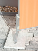 P�ra-vento 1x marco 170x70 cm - tecido de poli�ster - cor terracotta - Galeria de fotos