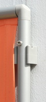 P�ra-vento 1x marco 170x70 cm - tecido de poli�ster - cor terracotta - Galeria de fotos