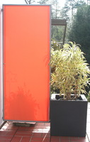 P�ra-vento 1x marco 170x70 cm - tecido de poli�ster - cor terracotta - Galeria de fotos