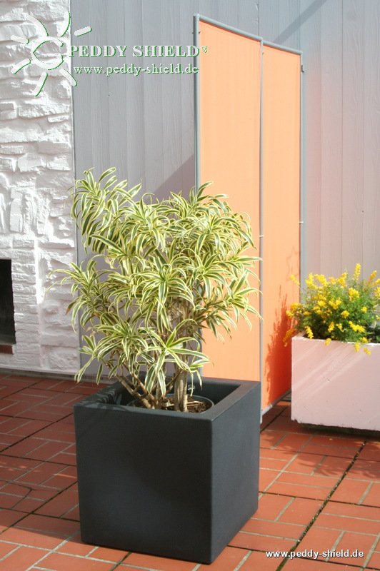 P�ra-vento 1x marco 170x70 cm - tecido de poli�ster - cor terracotta - Galeria de fotos