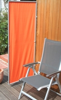 P�ra-vento 1x marco 170x70 cm - tecido de poli�ster - cor terracotta - Galeria de fotos