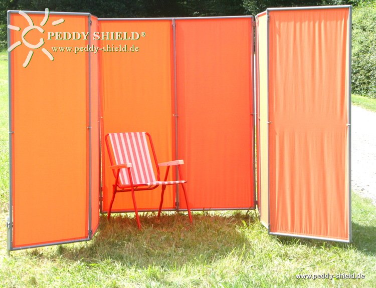 P�ra-vento 1x marco 170x70 cm - tecido de poli�ster - cor terracotta - Galeria de fotos
