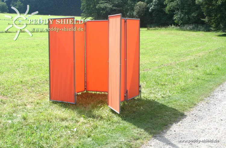 P�ra-vento 1x marco 170x70 cm - tecido de poli�ster - cor terracotta - Galeria de fotos