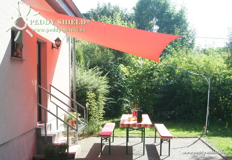 Toldo de sol rectangular 3x4 m - unicolor marfim claro - Galeria de fotos