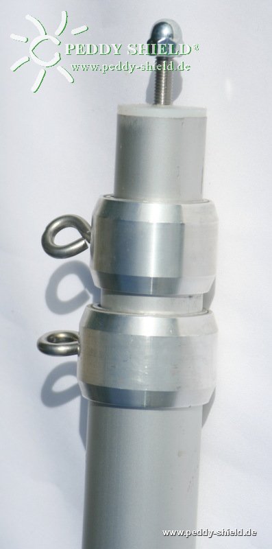 Toldo de sol rectangular 3x4 m - unicolor marfim claro - Galeria de fotos