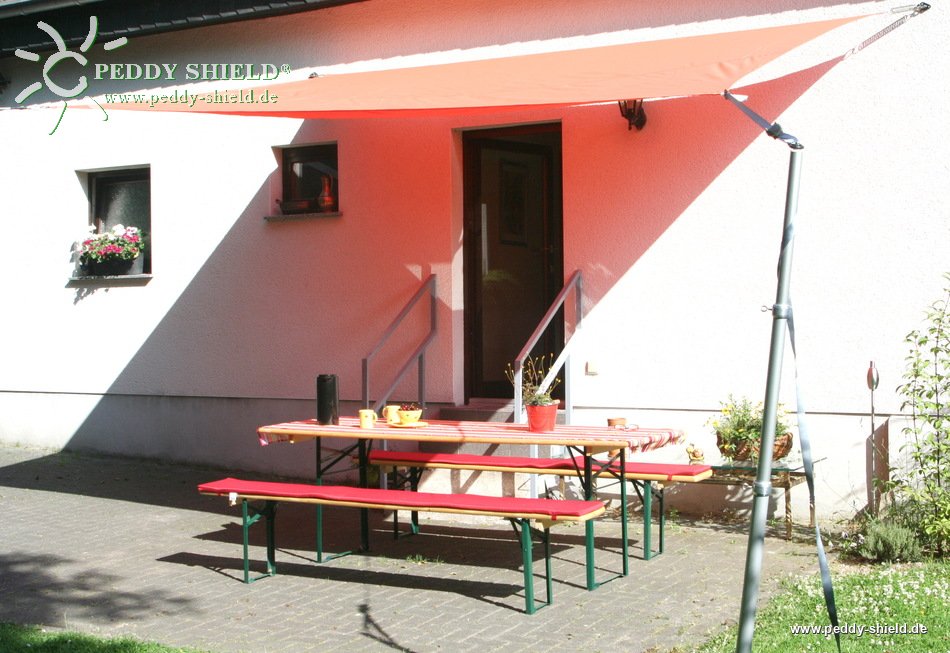 Toldo de sol rectangular 3x4 m - unicolor marfim claro - Galeria de fotos