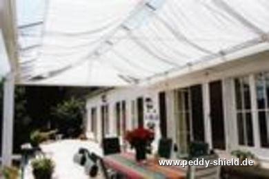 Toldo de sol 330 x 200 cm - unicolor branco  - Galeria de fotos
