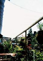 Toldo de sol 270 x 140 cm - unicolor branco - Galeria de fotos