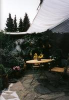 Toldo de sol 270 x 140 cm - unicolor branco - Galeria de fotos