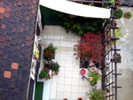 Toldo de sol 270 x 140 cm - unicolor branco - Galeria de fotos